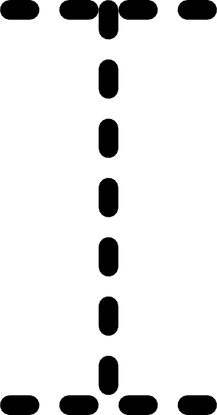 Letter i clipart black and white vector - ClipartFox