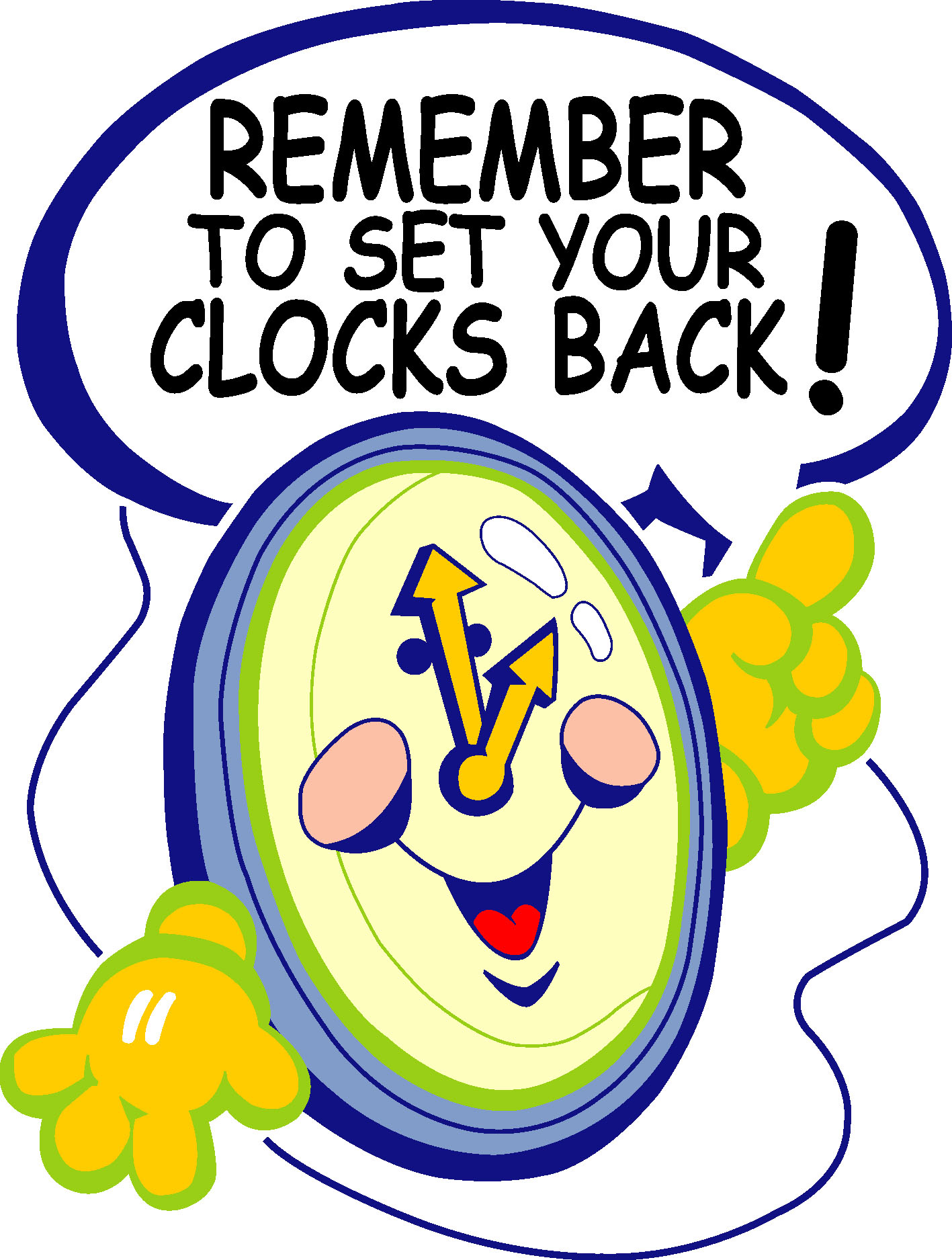 Fall Back Clipart - Tumundografico