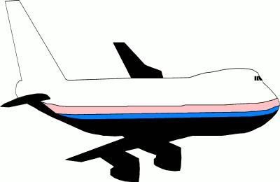 Airplane animated gif clipart