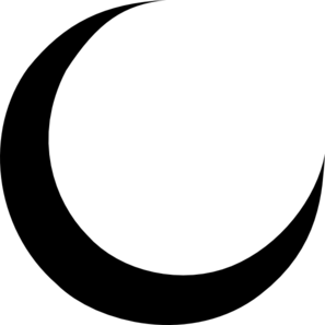 Moon clipart black and white png