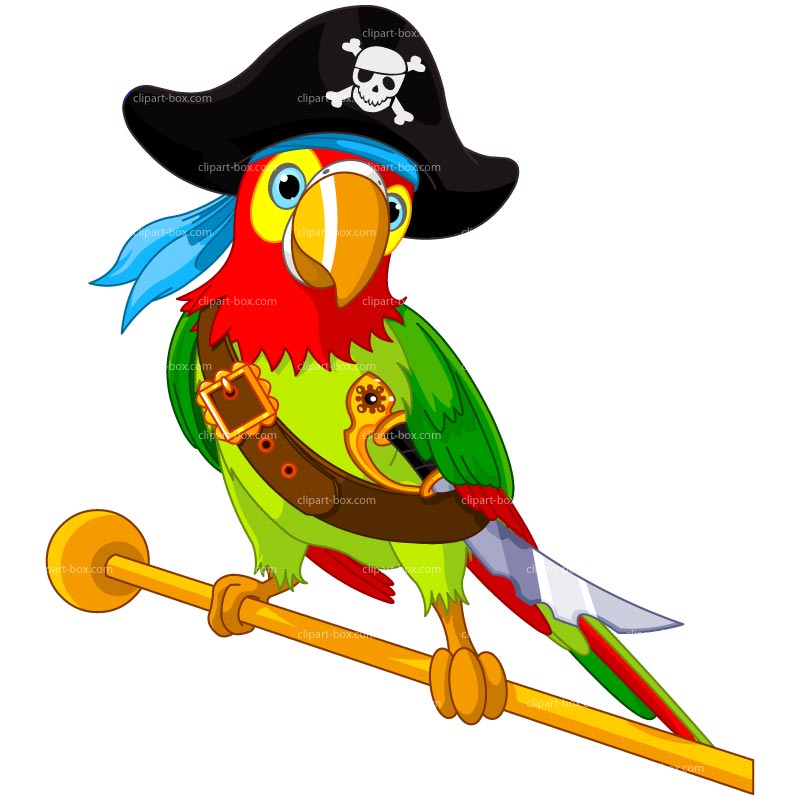 Pirate Parrot Clipart