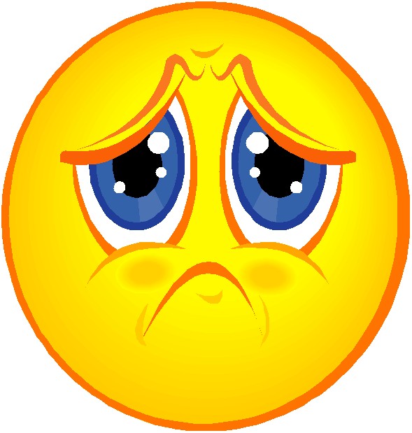 Frown face clip art