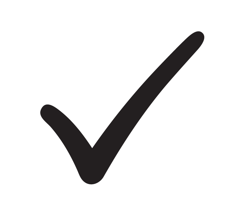 Black Check Mark