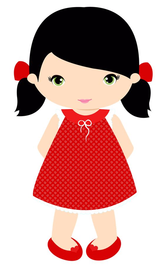 Clipart of little girl