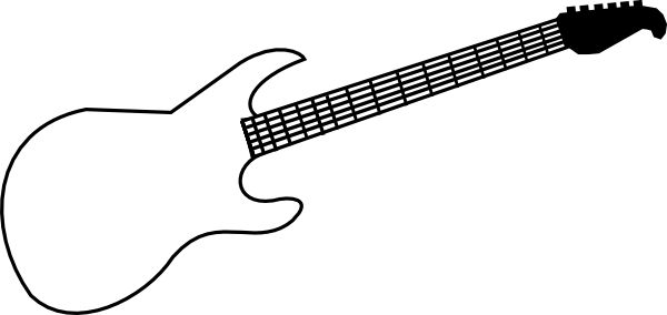 Rock guitar clipart