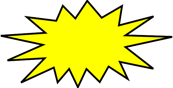Comic pow clipart