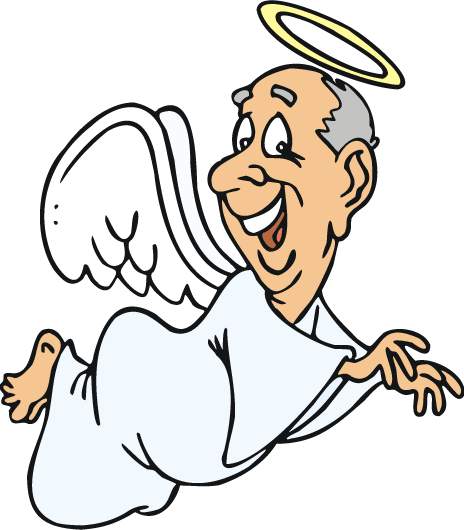 Angel Clipart Free Black And White - Free Clipart ...
