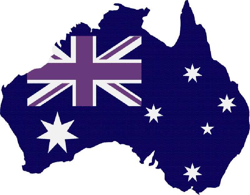 FLAG, COUNTRY, AUSTRALIA, OUTLINE, SYMBOL, LAND, WITH - Public ...