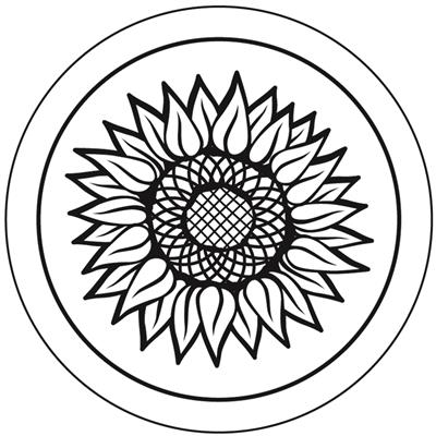Sunflower Line Art | Free Download Clip Art | Free Clip Art | on ...
