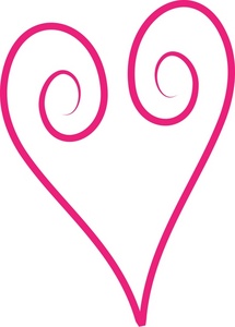 Open heart clip art