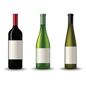 Champagne Bottle Label Template Clip Art, Vector Images ...
