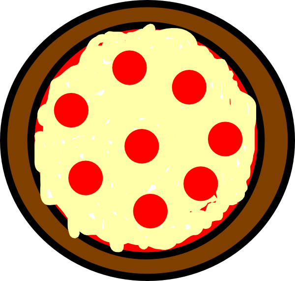 Whole Pizza Clipart