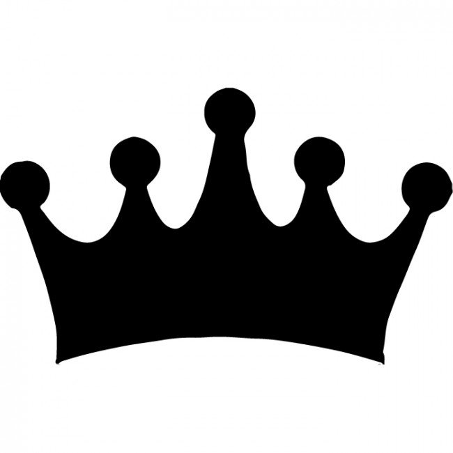 Simple Crown Silhouette Wall Sticker Creative Multi Pack Wall ...