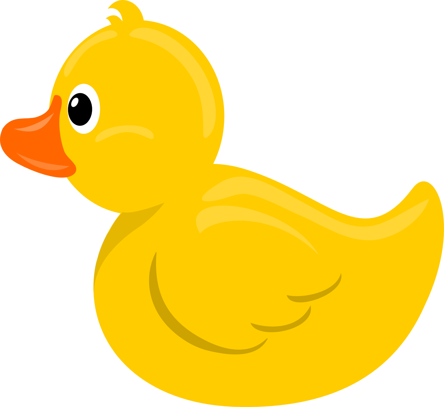 Duck Clip Art Black And White - Free Clipart Images