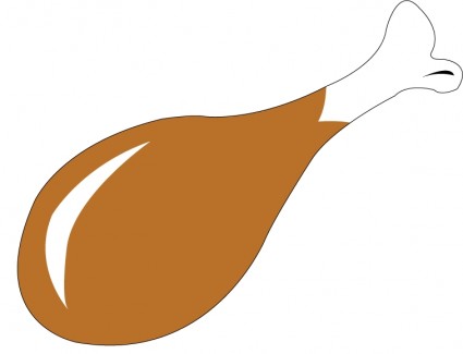 Chicken Wing Cartoon Clipart