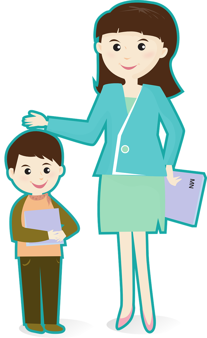 Teacher And Student Clipart - Tumundografico