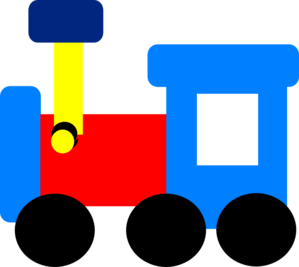 Children Train clip art - vector clip art online, royalty free ...