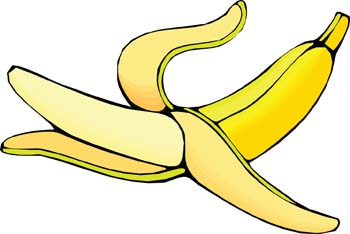 Monkey with Large Banana 3 Free Vector