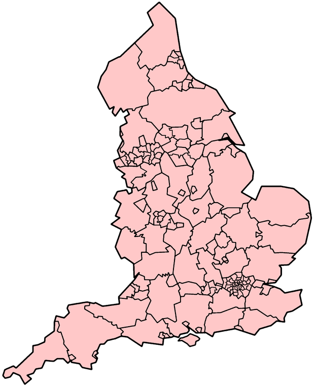 BlankMap-EnglandSubdivisions2009.png