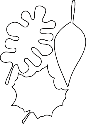 Printable Leaf Shapes Leaves Blasco Visuals Blascovisuals Home ...