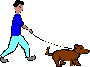 Walking the dog Graphics and Animated Gifs