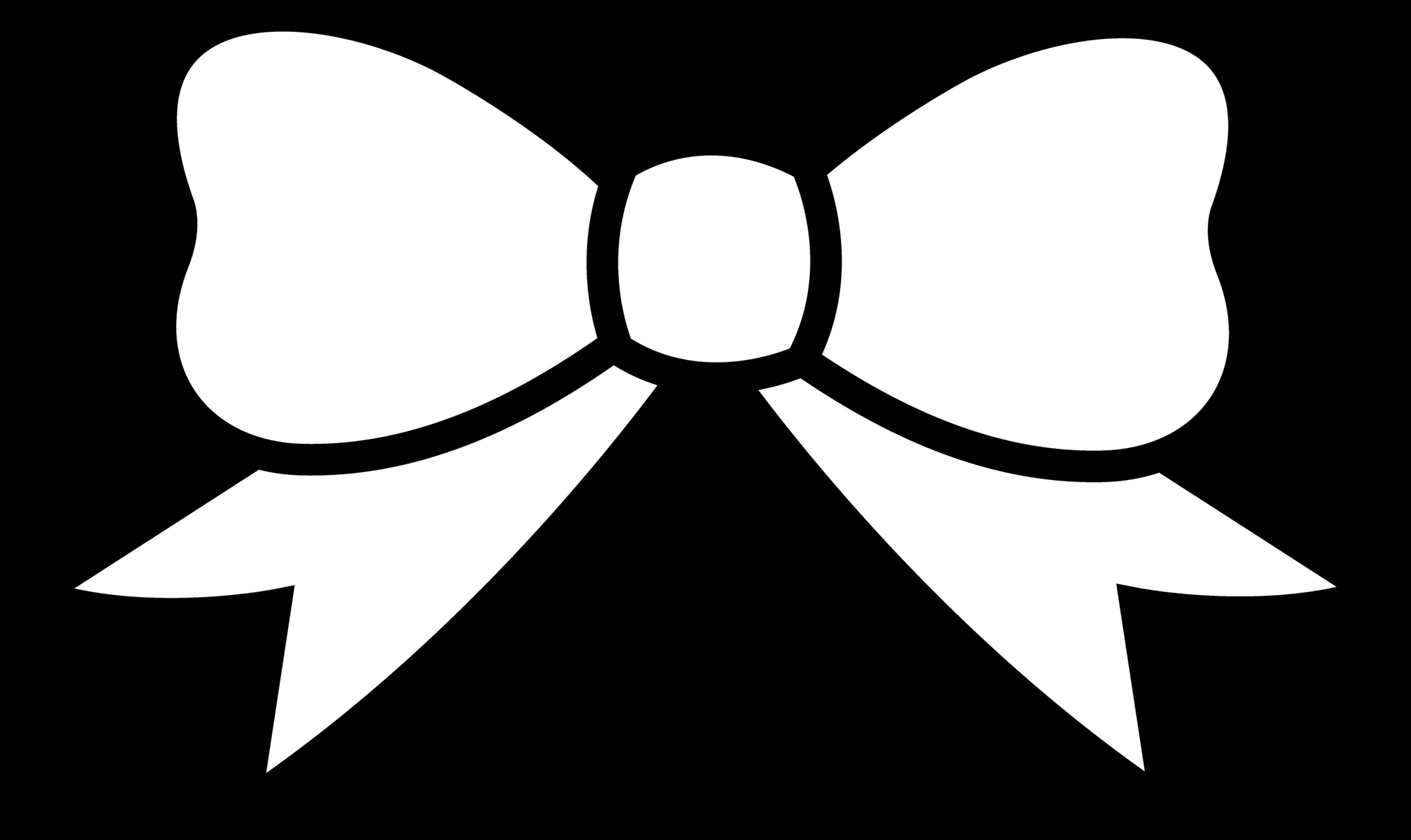 1920x1080 px) HD Wallpapers : Colorable Bow Line Art Free Clip Art ...