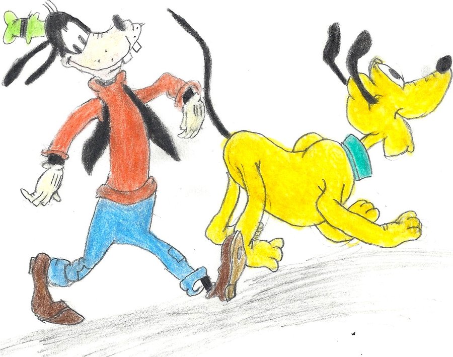 Goofy and Pluto