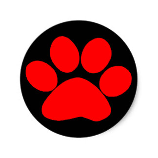 Paw Print Stickers | Zazzle