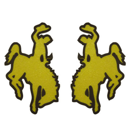 Wyoming State Flag Bucking Horse Decal | University of Wyoming ...