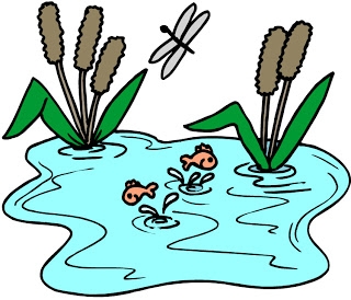 Pond Clipart Black And White