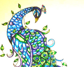 colored pen – Etsy