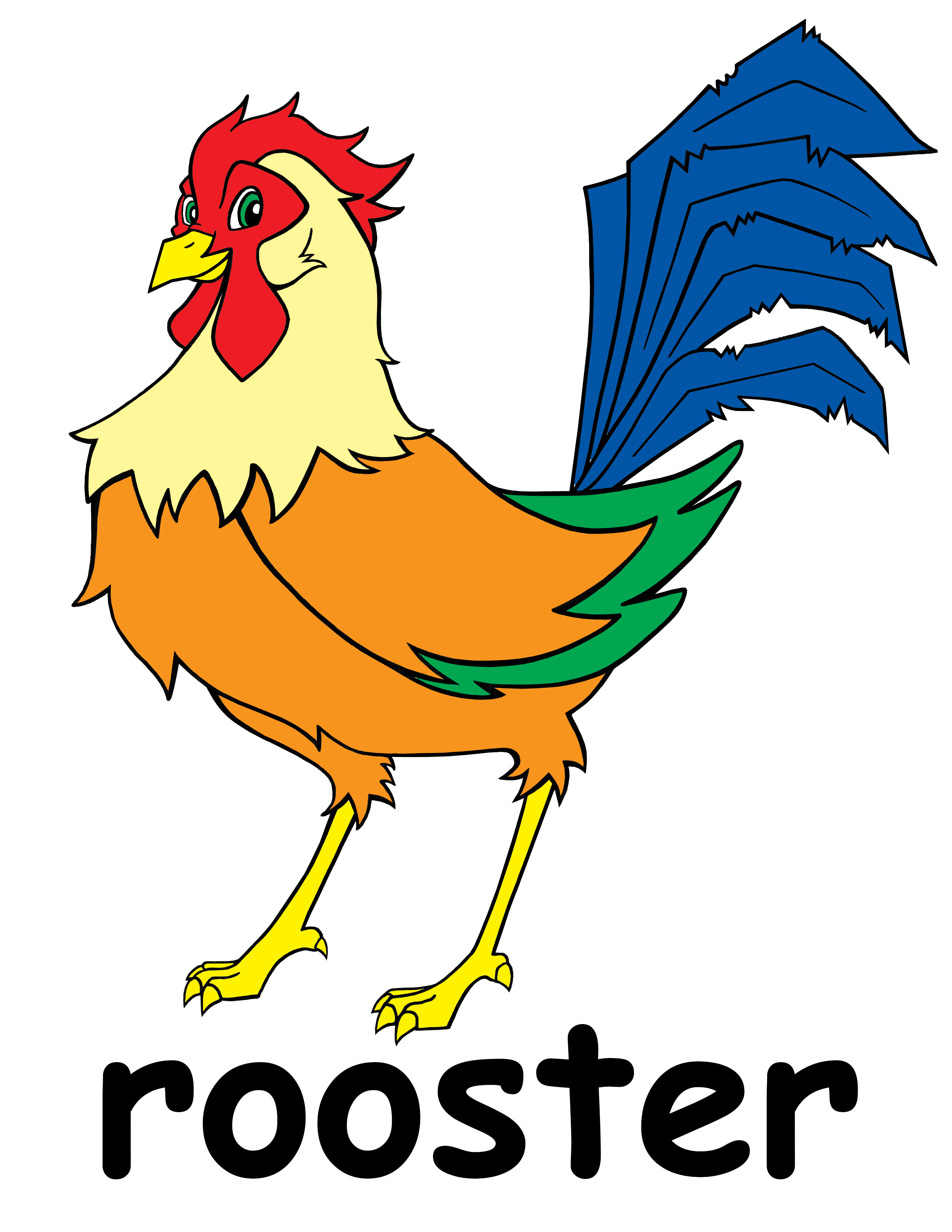 Rooster clipart free