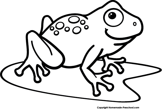 Clip art of frog
