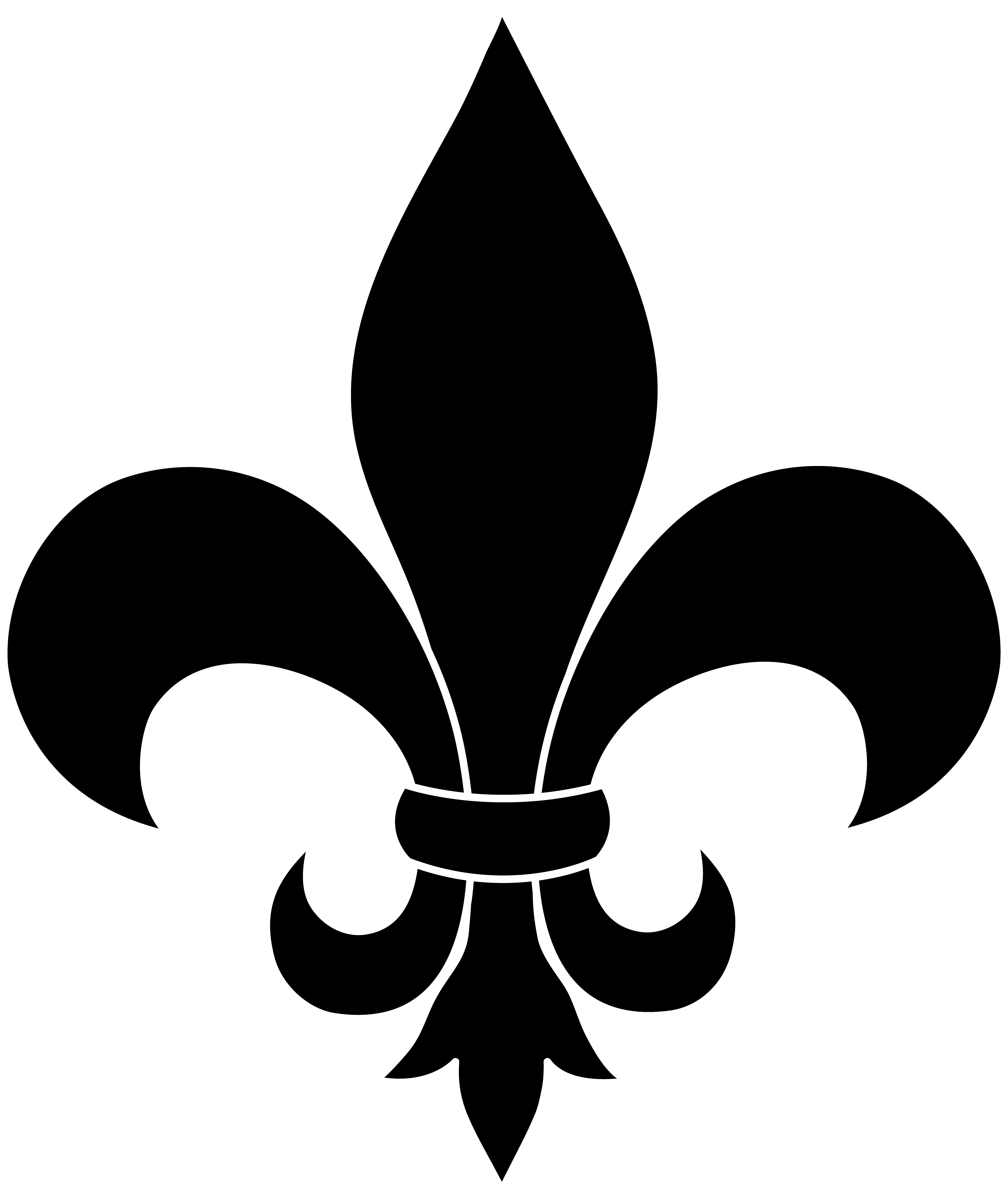 Fleur de lis vector clipart