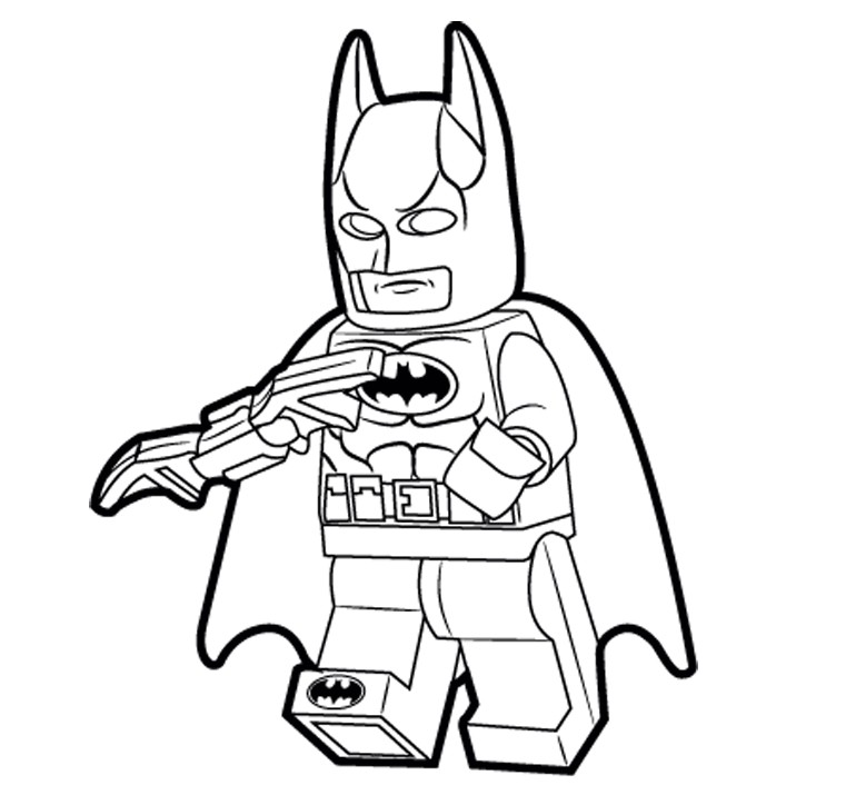LEGO DC Universe Super Heroes Coloring Pages Free Printable LEGO ...