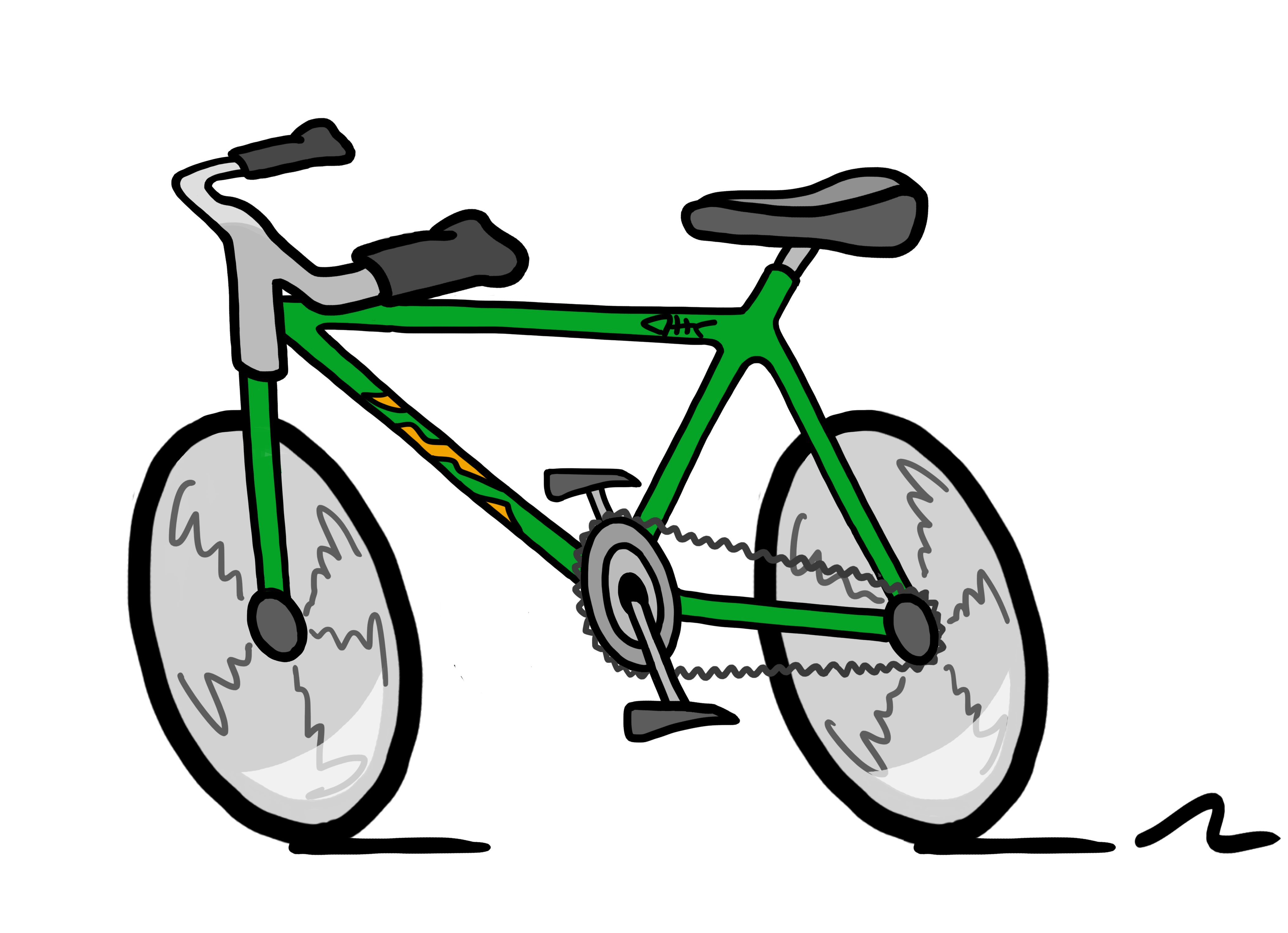 Bicycle clip art