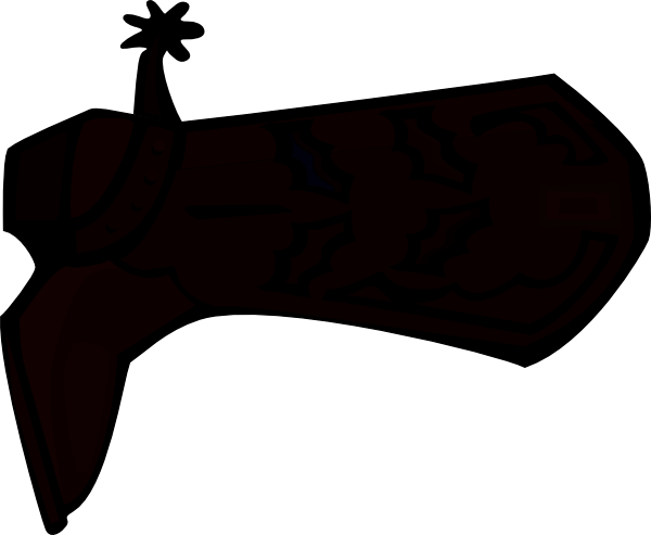 Best Photos of Cowboy Boot Outline Clip Art - Cowboy Boot Coloring ...