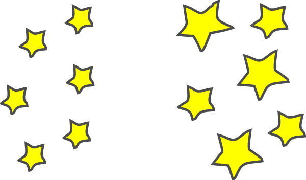 Cartoon stars clip art