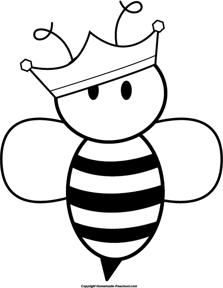 Queen bee free clipart