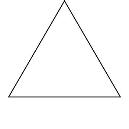 Blank Triangle Clipart - Free to use Clip Art Resource