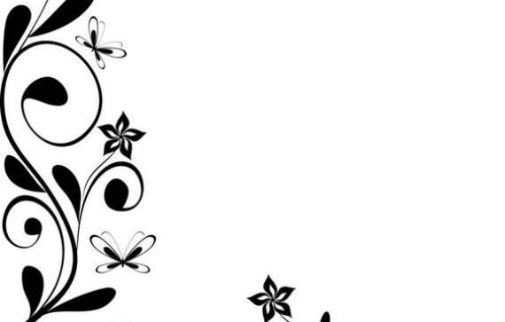 Purple Filigree Corner Designs - DecorBold