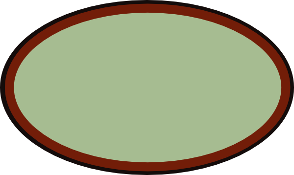 Brown Oval Frame clip art - vector clip art online, royalty free ...