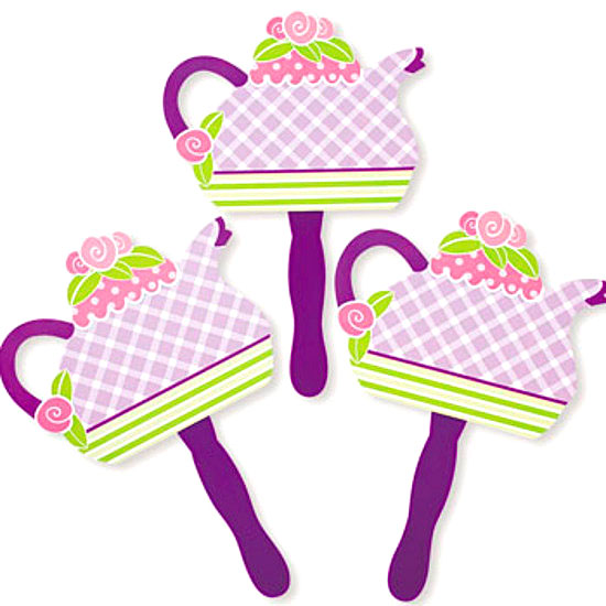 Tea Party Tote Bag Assortment 1 Dz Fun Express Costumes Accessories