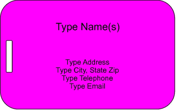 Luggage Name Tags