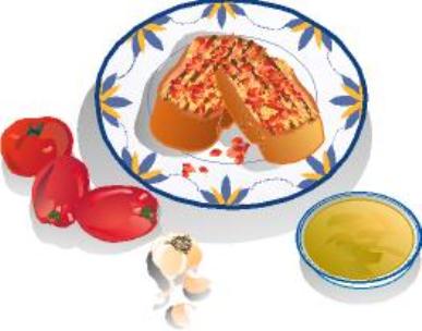 spanish food clip art | in design art and craft