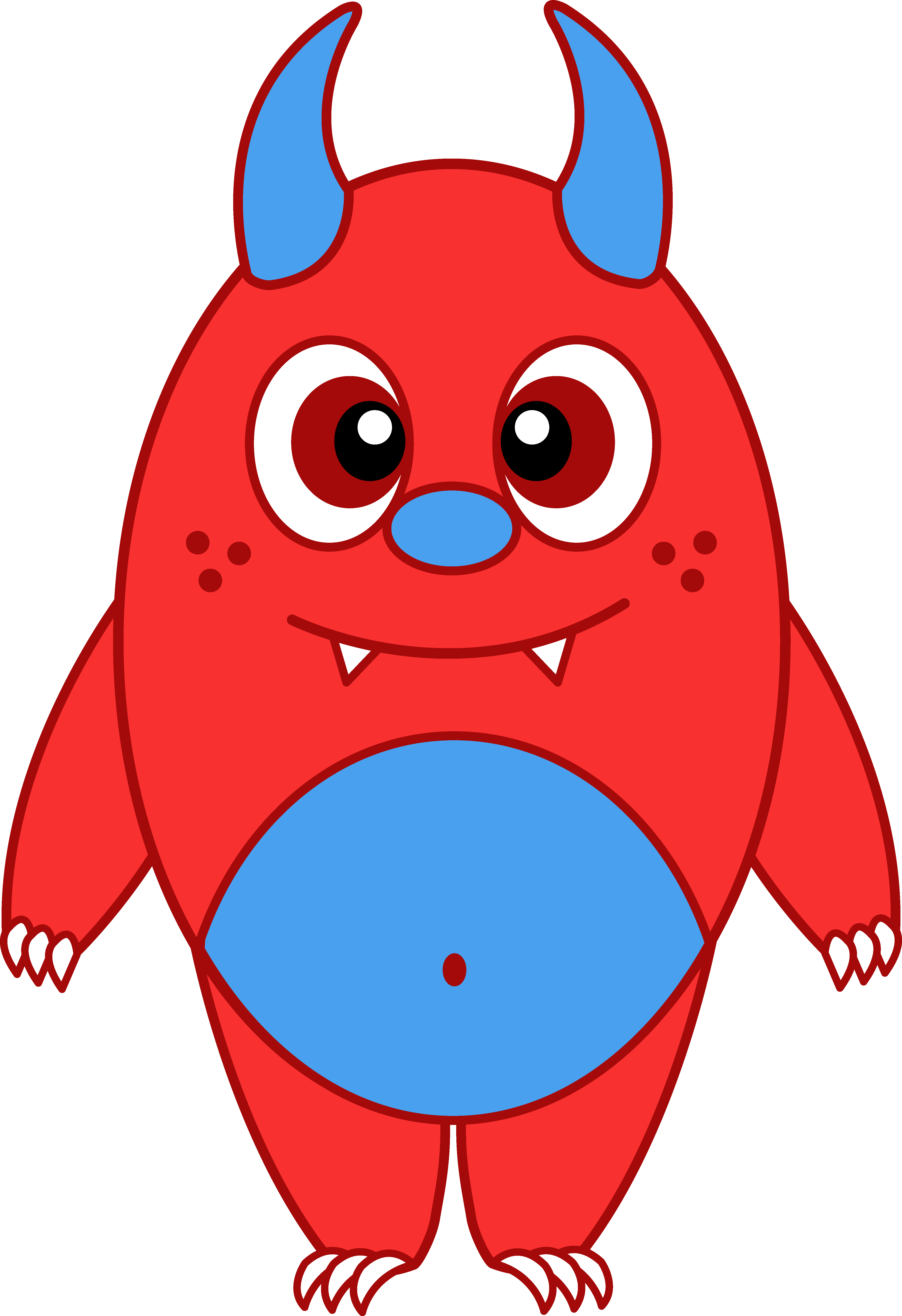 Cartoon monsters clip art