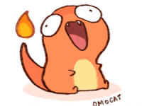 tired, school, relatable, pokemon, charmander animated GIF | PopKey