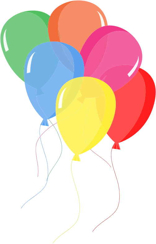 Balloons Clip Art - Tumundografico