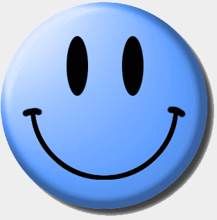 Blue Smiley Face Clipart