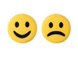 smile and sad face